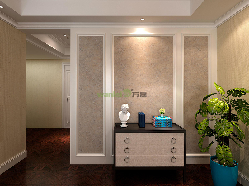 金彩顆粒，用硅藻泥裝修